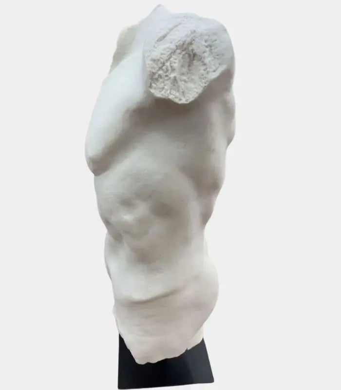 Classical Adonis Torso Sculpture on Stand - Elegant Home Gallery Statue Large 71 cm (28 inch)