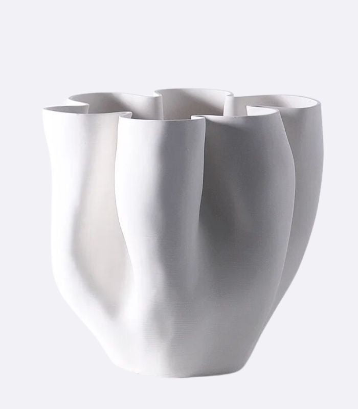 Large Ceramic Vase White Last Aristocrat