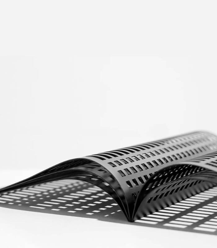 Sculptural Metal Display Tray – Architectural Book Design 38 cm