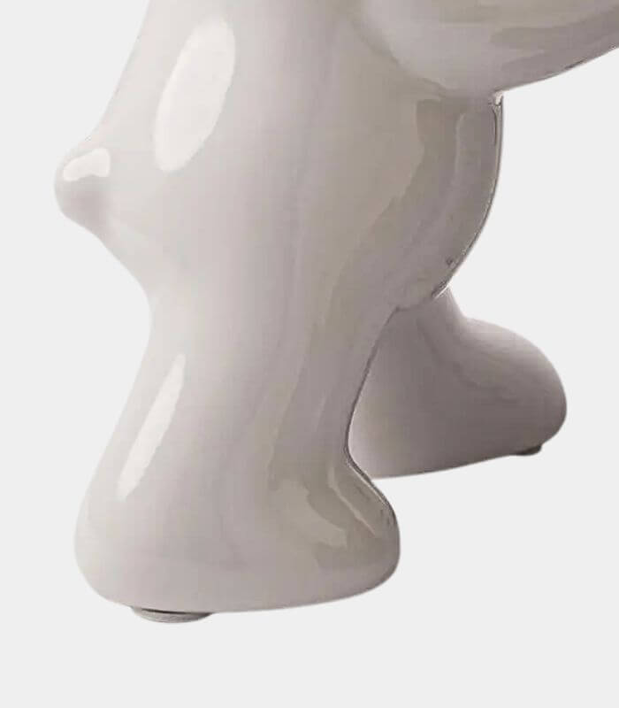 2 Pcs Set Teddy Bear Bookends Ceramic 15-19 cm