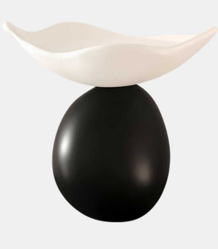 Modern Resin Decorative Fruit Bowl - Elegant Home Decor Centerpiece 27.5 cm