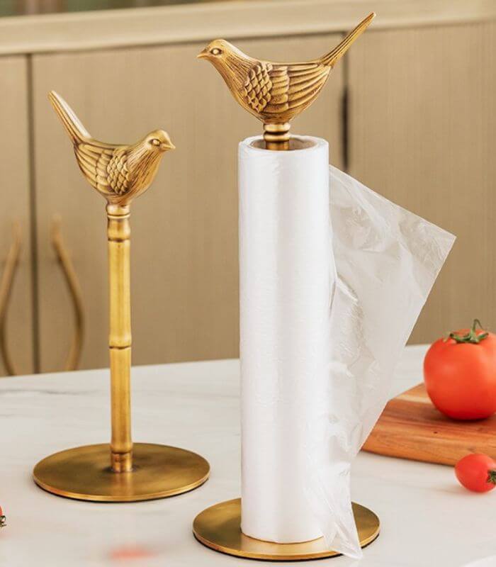 Brass Paper Towel Holder