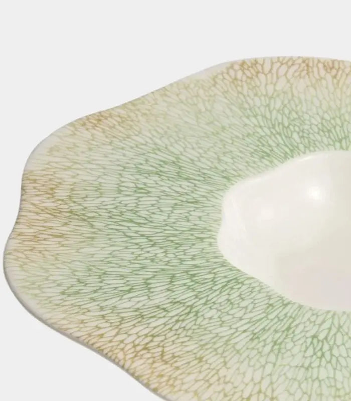 Ariella Ceramic Serving Platter – Hand-Decorated Coastal Design