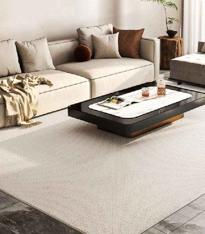 Beach Rock Carpet Indoor Rug New Zealand Wool Solid Handmade