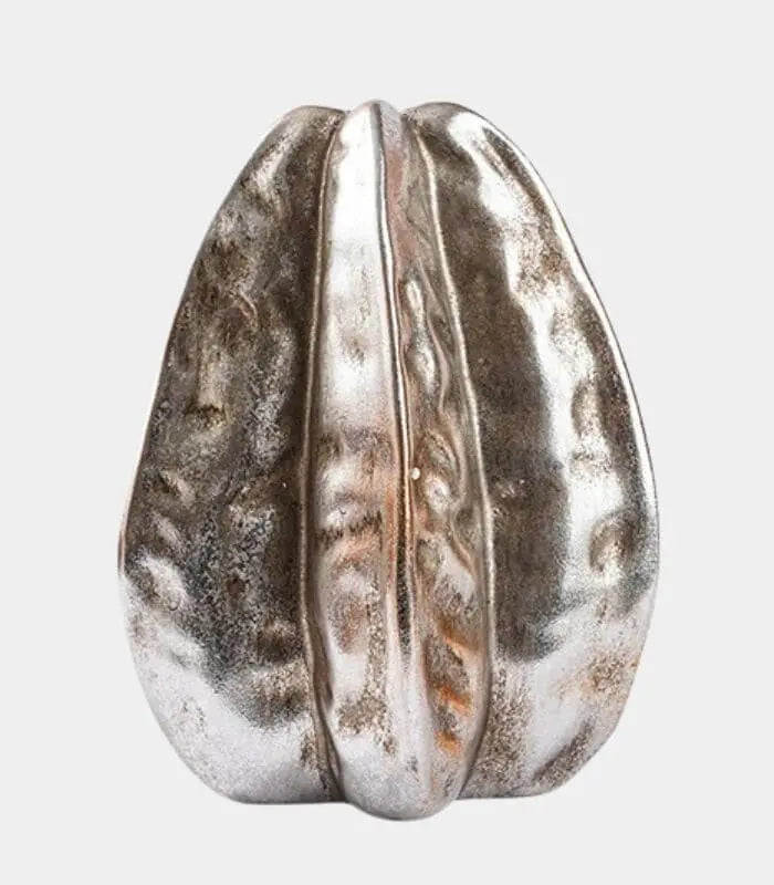 Ceramic Carambola Vase – Sculptural Star Fruit Design 16 cm