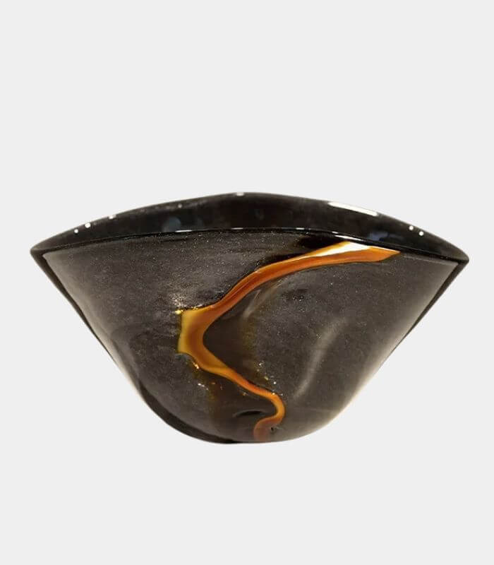 Black Orion Tabletop Vase Glass