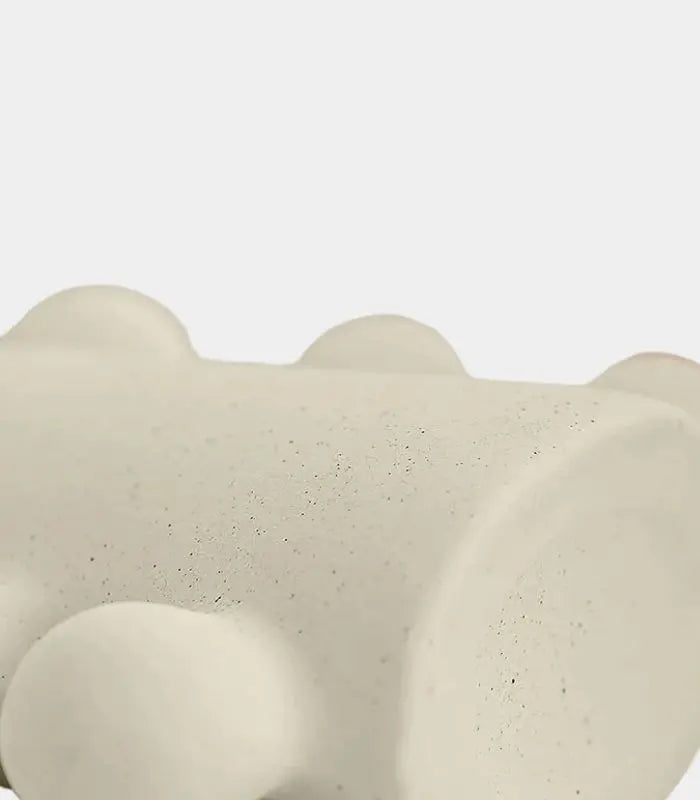 Ceramic Vase Aurora Elegant Cream White