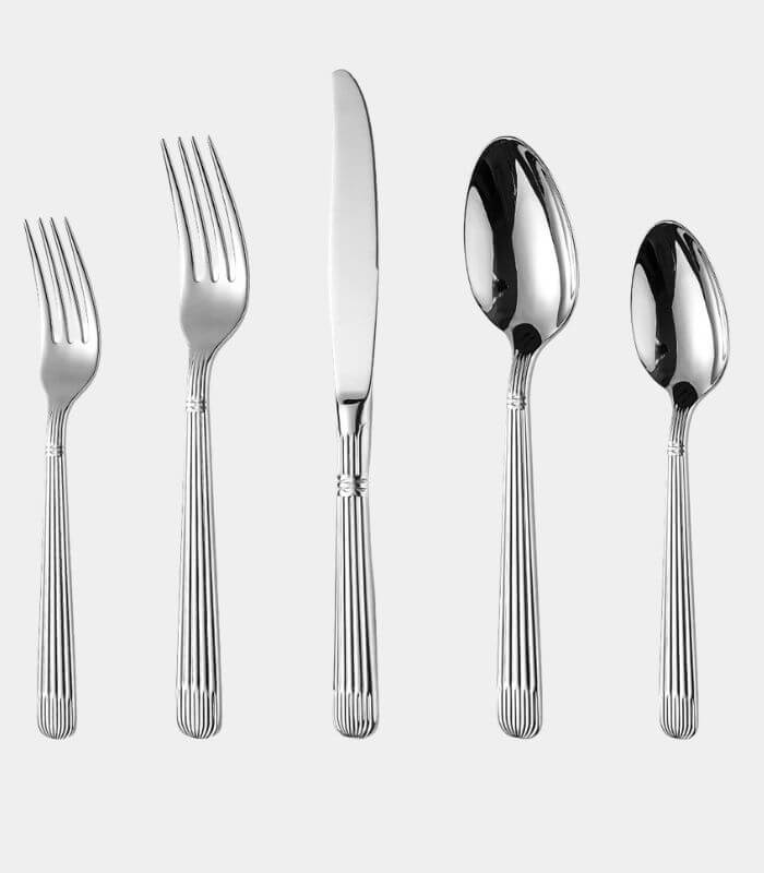 20 Pcs Cutlery Set Meridian Ridge – 304 Stainless Steel Set for 4 People