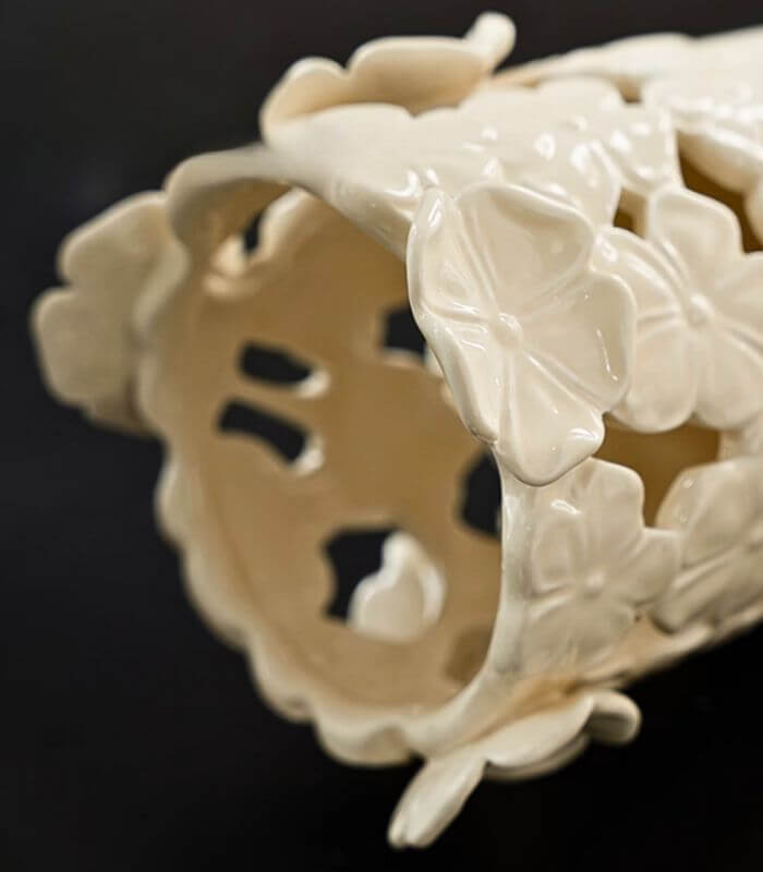 Floral Ceramic Vase | Butterfly Blossom Collection