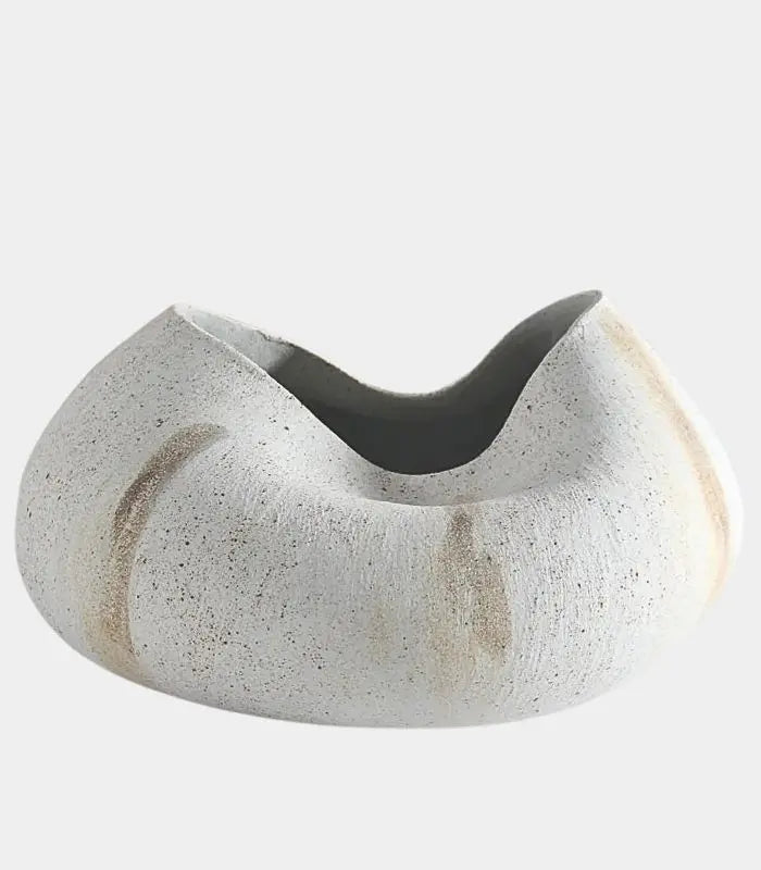Amara Decorative Ceramic Bowl – Organic Sculptural Design