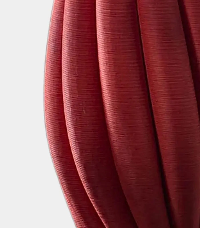 Crimson Ceramic Spiral Vase – Contemporary Twisted Design 32 cm (12.6 in)