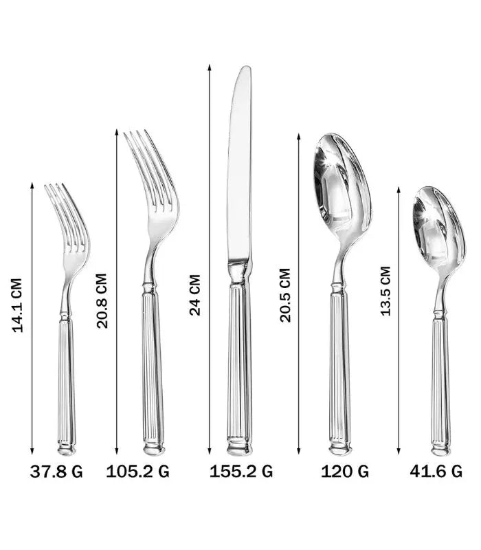 Set of 20 Pcs Aristocrat Flatware Cutlery Set 304 Stainless Steel