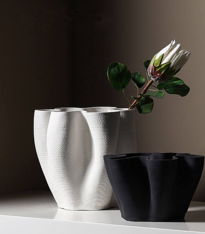 Large Ceramic Vase White Last Aristocrat