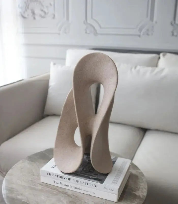 Abstract Hollowed-out Irregular Sculpture Decorative Object Large 39 cm