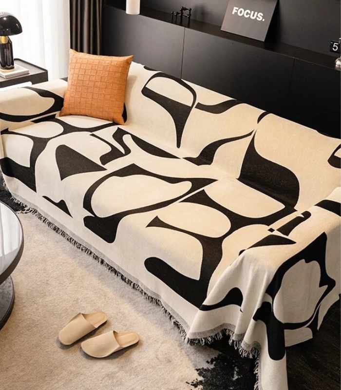 Sofa Cover | Couch Cover Monochrome