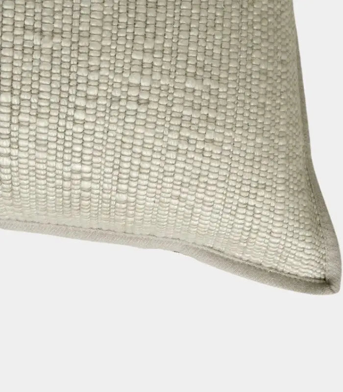 Woven Textured Cushion Cover – Natural Ivory Woven Design 45 x 45 cm