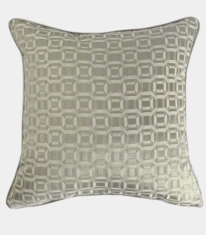 Château Tapestry Woven Cushion Cover – 45x45 cm | Elegant Jacquard Decorative Pillow Case