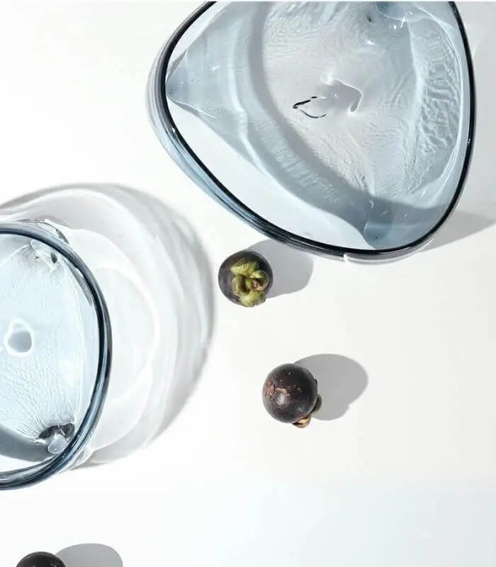 Artisan Handblown Glass Decorative Bowl - Modern Fluid Design in 3 Sizes