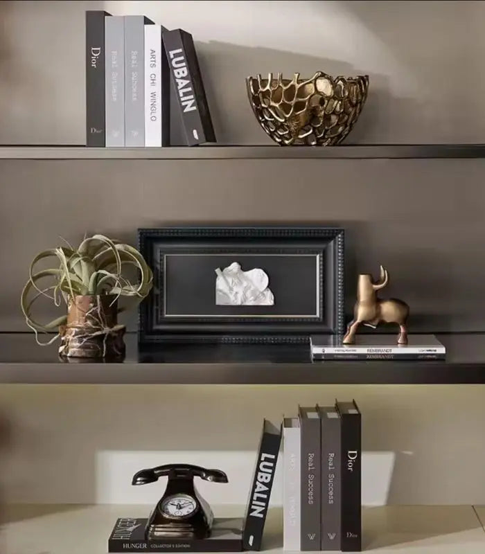 Aurelia Golden Decorative Bowl – Organic Lattice Design 25 cm (9.84 in)