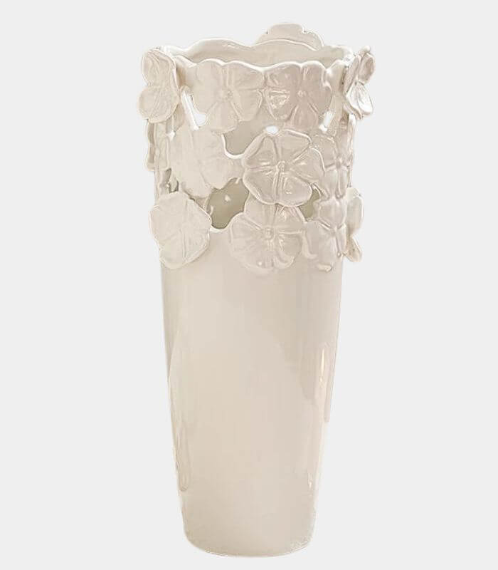 Floral Ceramic Vase | Butterfly Blossom Collection