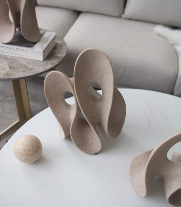 Abstract Hollowed-out Irregular Sculpture Decorative Object 30 cm