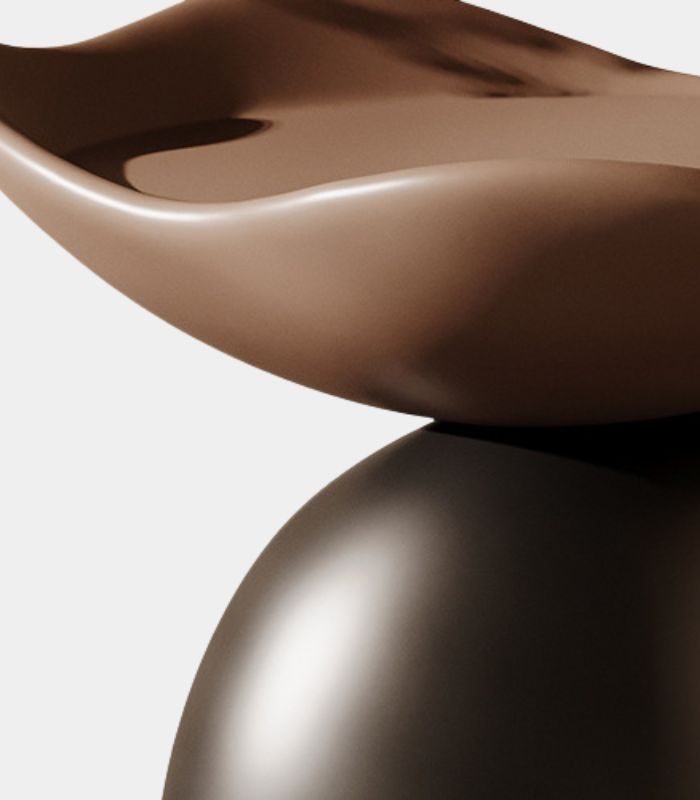 Modern Resin Decorative Fruit Bowl - Elegant Home Decor Centerpiece 27.5 cm