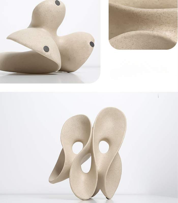 Abstract Hollowed-out Irregular Sculpture Decorative Object 30 cm