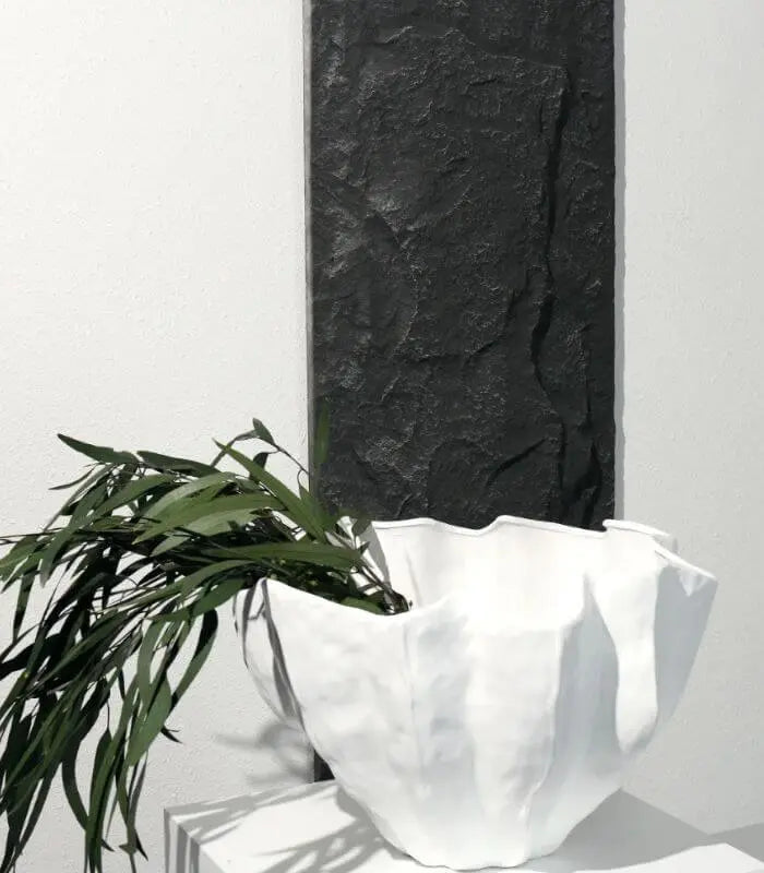 Valetta Sculptural Bowl / Vase Resin Large 37 cm