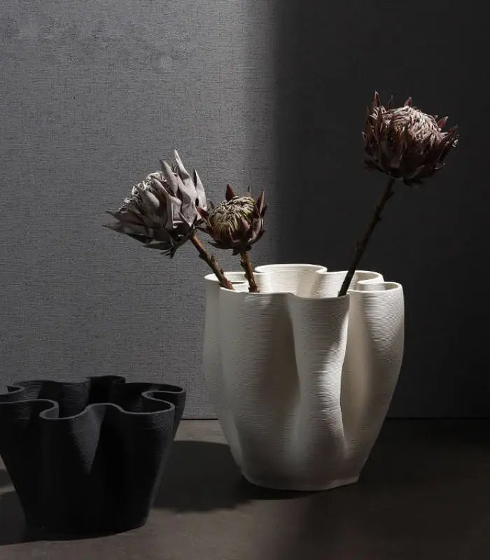 Large Ceramic Vase White Last Aristocrat