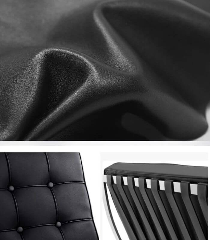 Catalonia Luxe Modernist Chair – Handcrafted Leather and Stainless Steel Seating