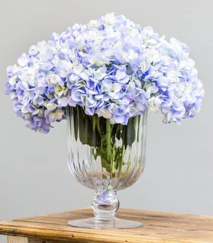 Table Top Vase Crystal Glass Hurricane Candle Holder Lead Free