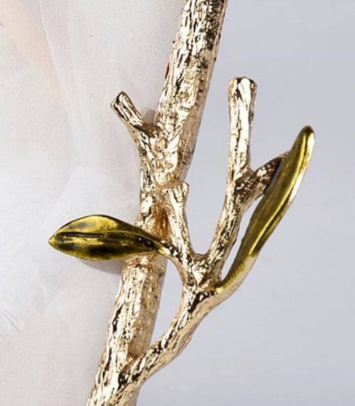 Golden Olive Branch Ornate Photo Frame Alloy