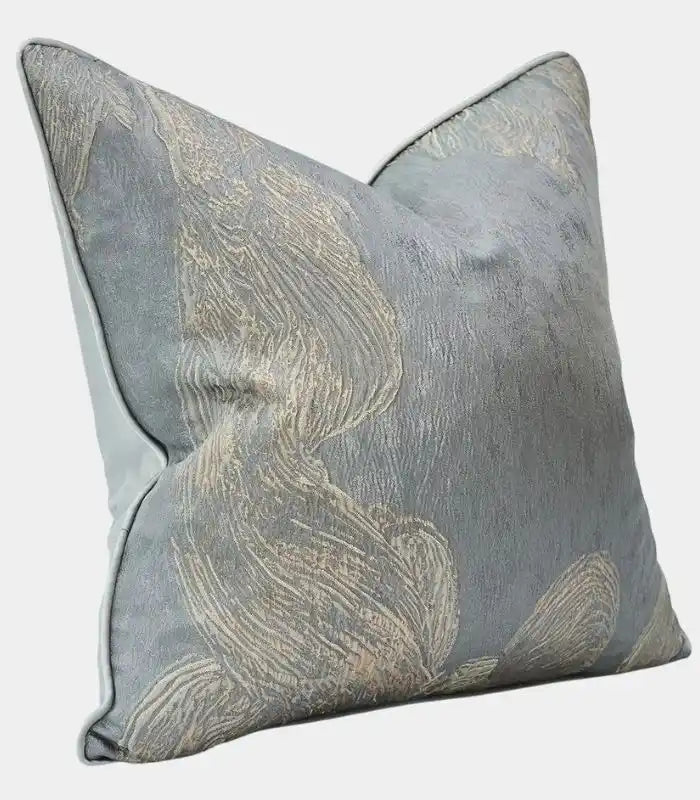 Seraphina Jacquard Cushion Cover – Abstract Brushstroke Design