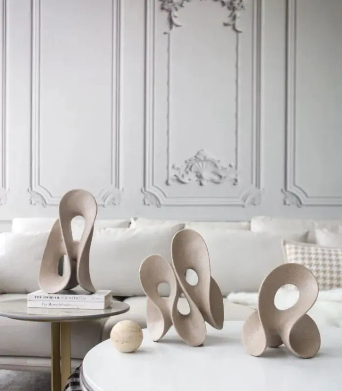 Abstract Hollowed-out Irregular Sculpture Decorative Object Large 39 cm