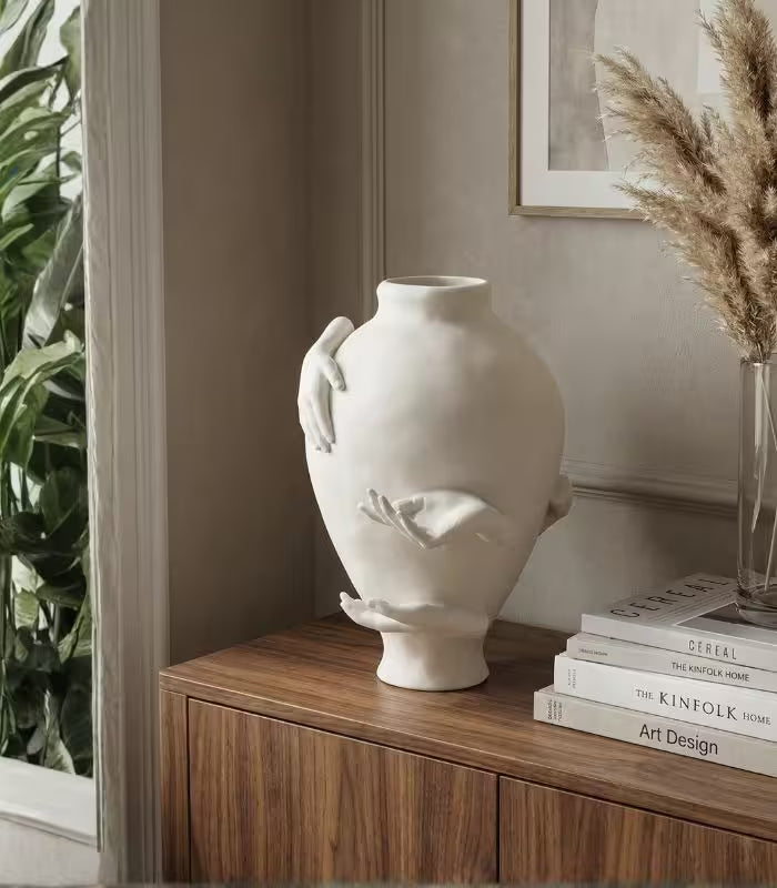 Handcrafted Ceramic Vase - Ethereal Embrace Large 38 cm (15 in)
