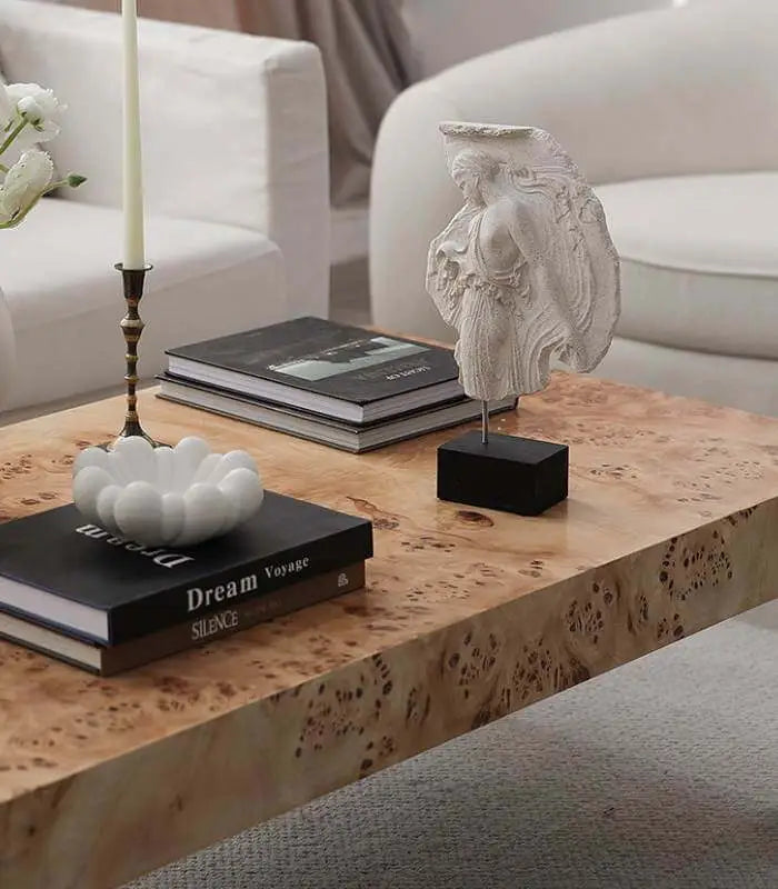 Elysian Grace Sculpture – Classical Fragment on Display Stand (35 cm / 13.8 in)