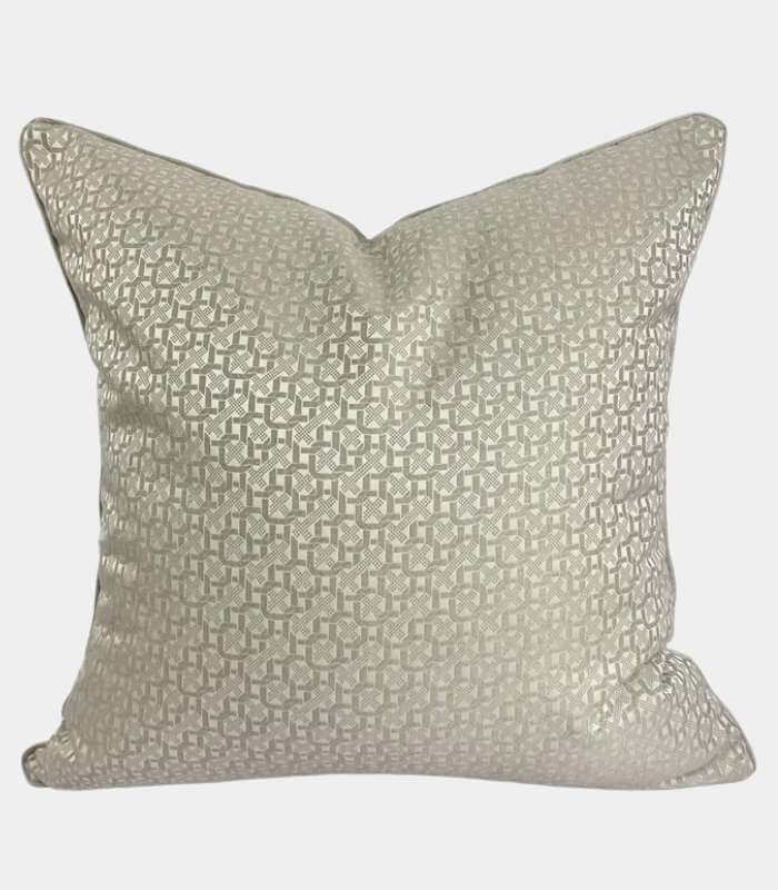 Château Tapestry Woven Cushion Cover – 45x45 cm | Elegant Jacquard Decorative Pillow Case