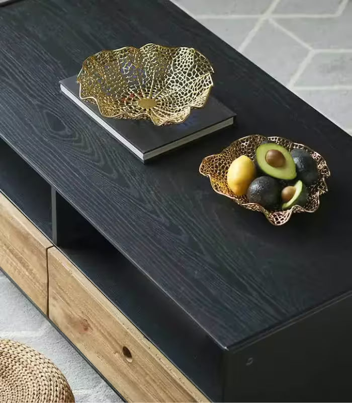 Lumière Gold Filigree Decorative Bowl | Premium Coral-Inspired Metal Dish | Modern Catchall