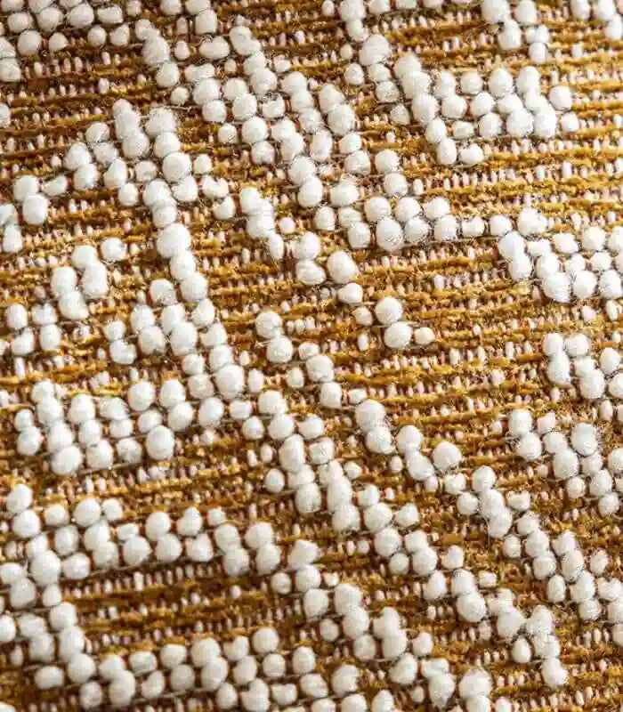 Sahara Waves – Geometric Jacquard Cushion Cover 45x45 cm