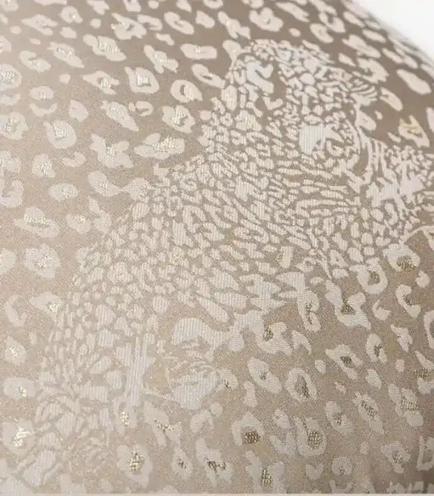 Champagne Leopard Decorative Throw Pillow Cover