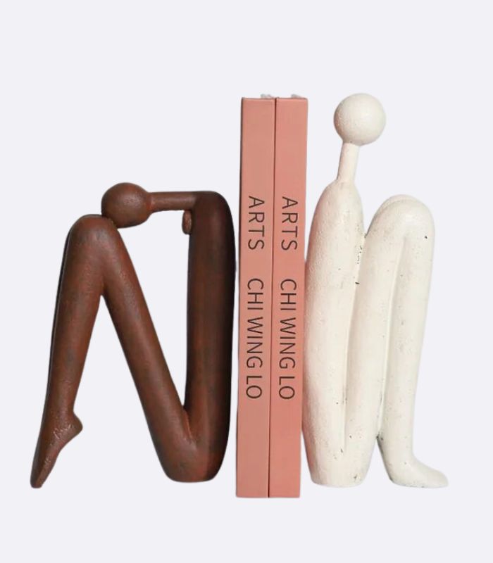 Bookends Resin Arty Human Sculptures