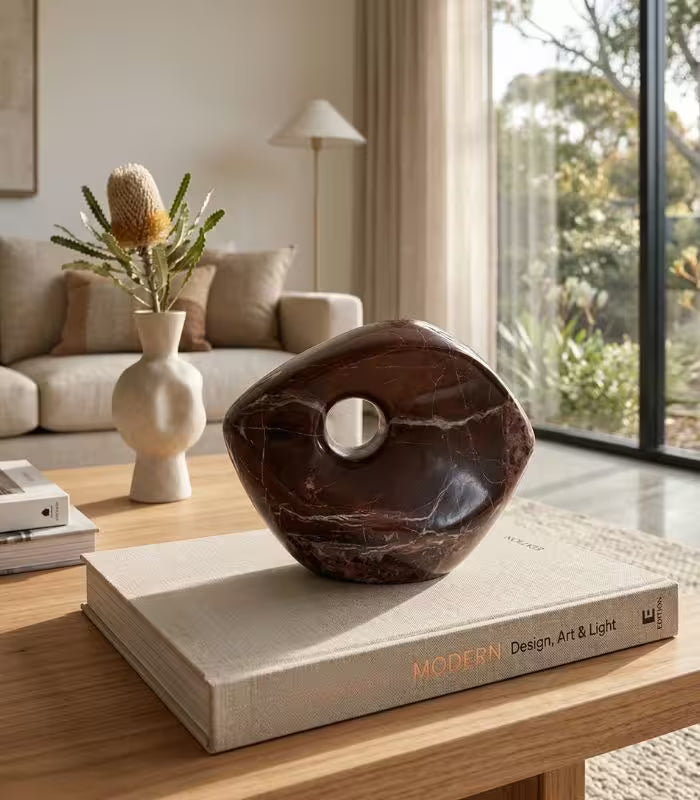 Marble Sculptural Decorative Object 19 cm