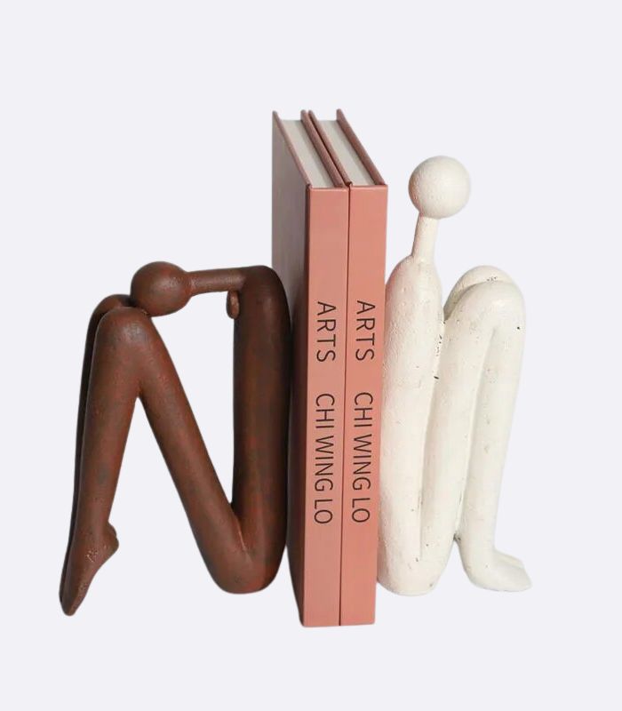 Bookends Resin Arty Human Sculptures
