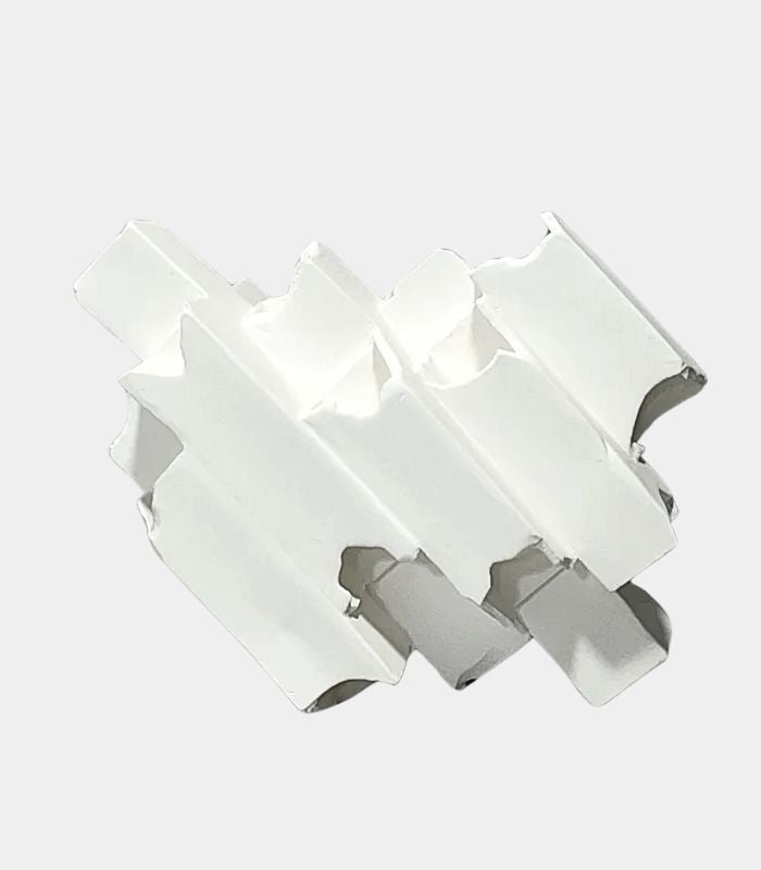 Ceramic Modern Sculpture Celestial White