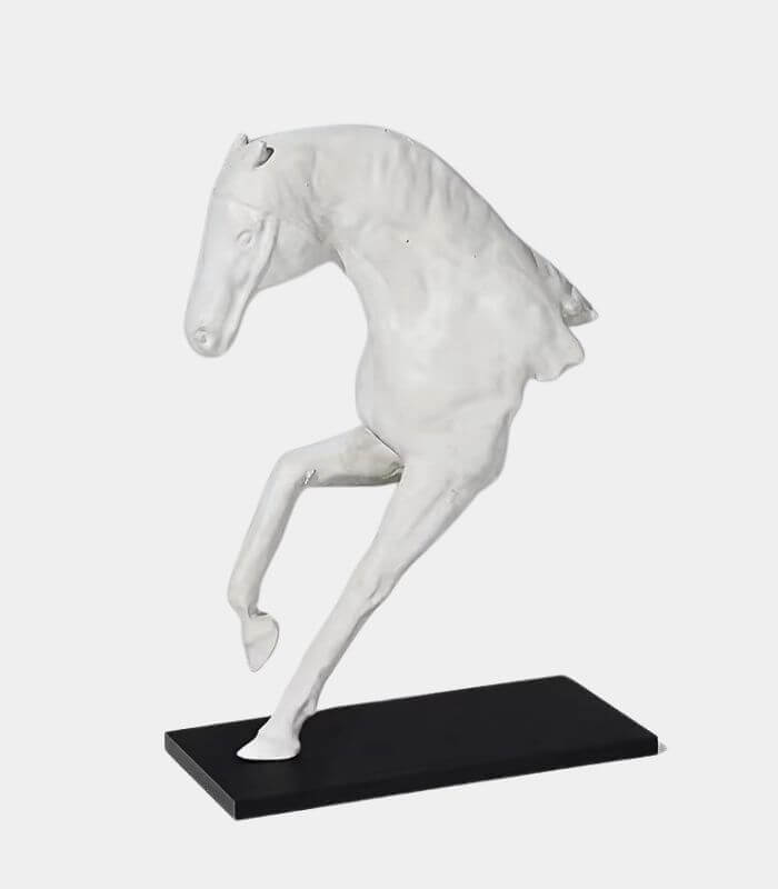 Equinox Half-Body Horse Sculpture – Handcrafted Crafted Resin Décor 24 cm