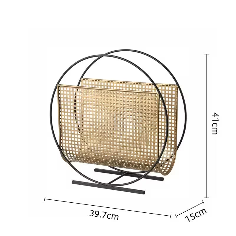 Halo Ring Perforated Magazine & File Rack 41 cm