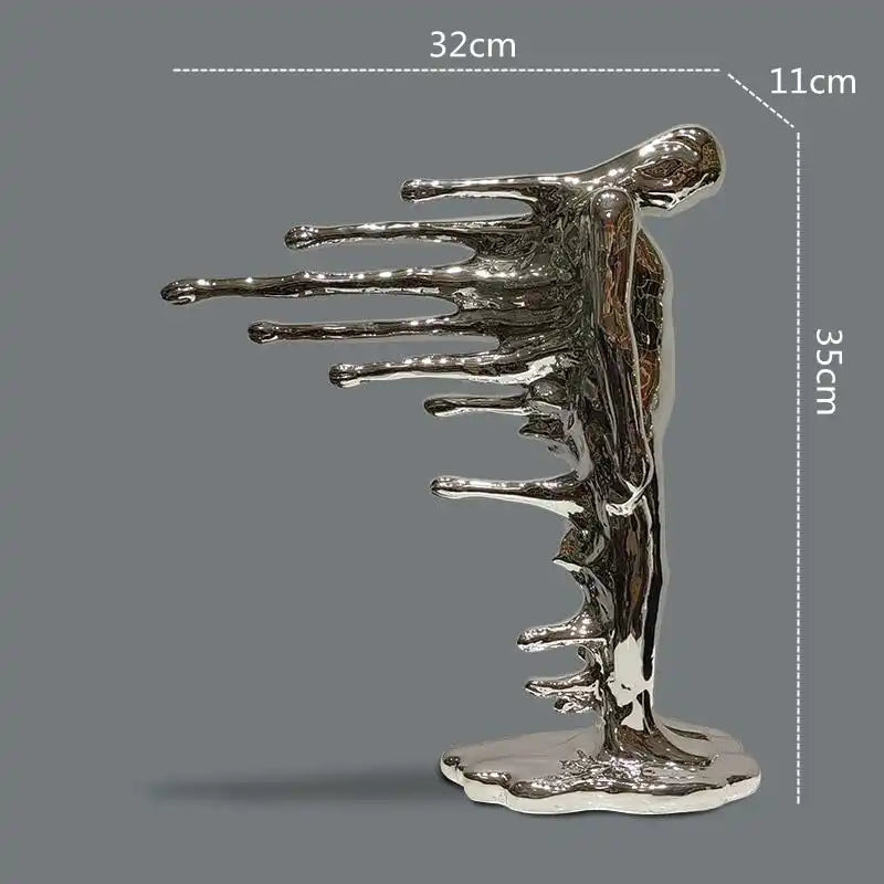 Aquatic Man Sculpture Decorative Figurine 35 cm