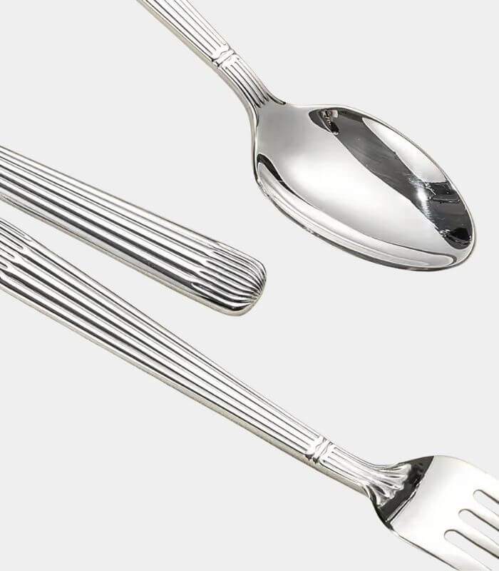 20 Pcs Cutlery Set Meridian Ridge – 304 Stainless Steel Set for 4 People