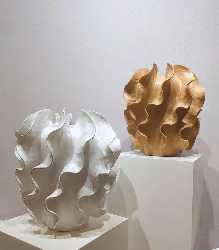 Decorative Table Top Vase Angelito Handcrafted Resin 36 cm Large Last Aristocrat