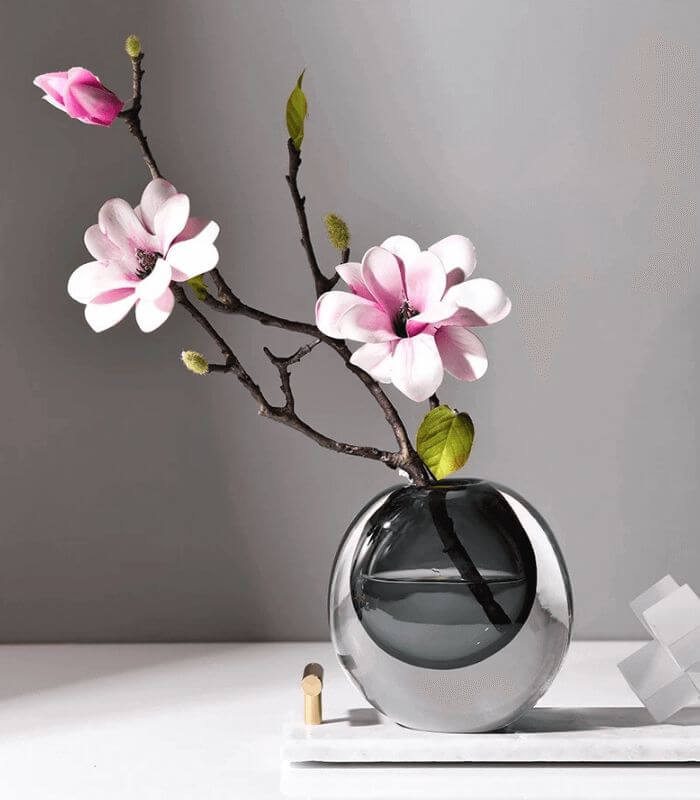 Decorative Crystal Glass Vase 14.5cm